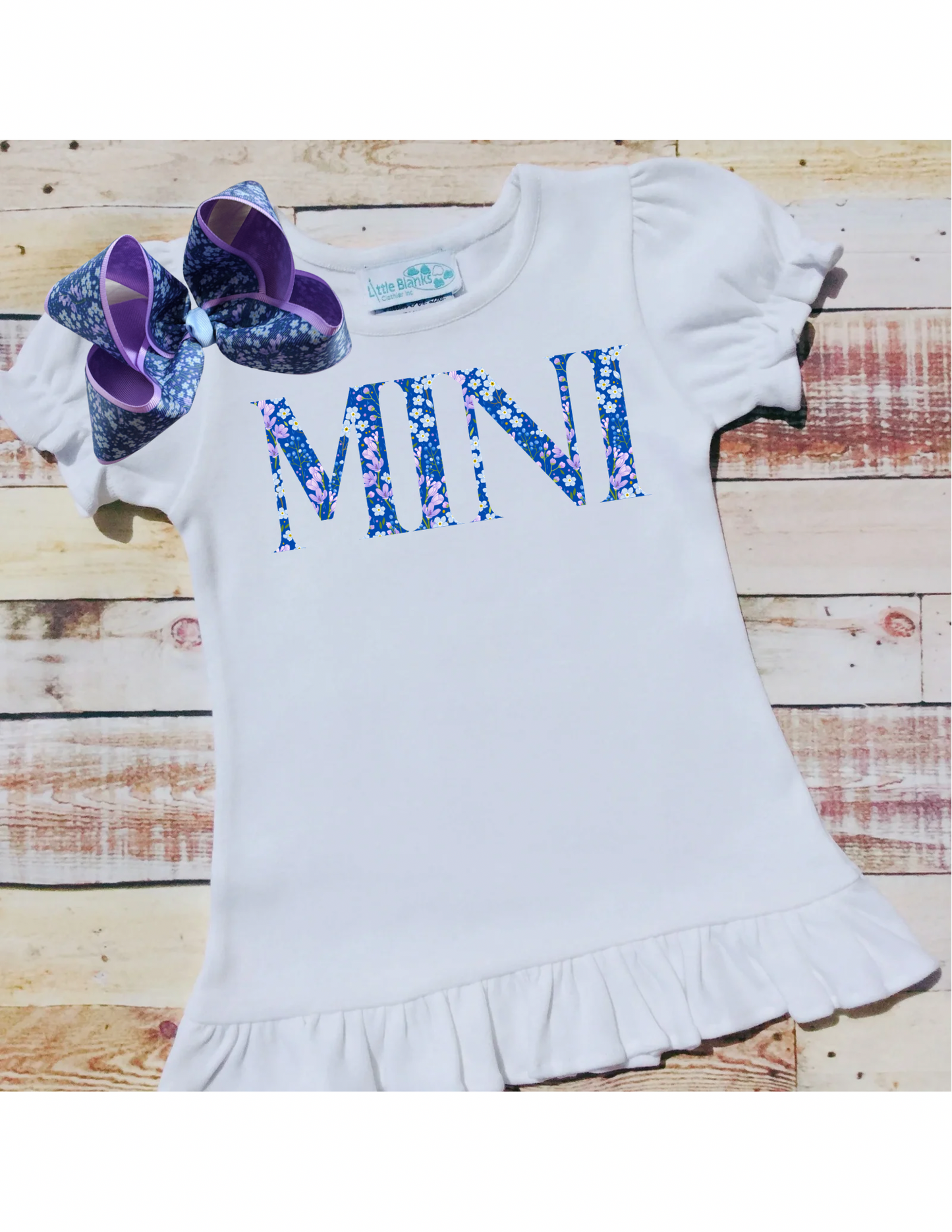Blue Floral Mini
