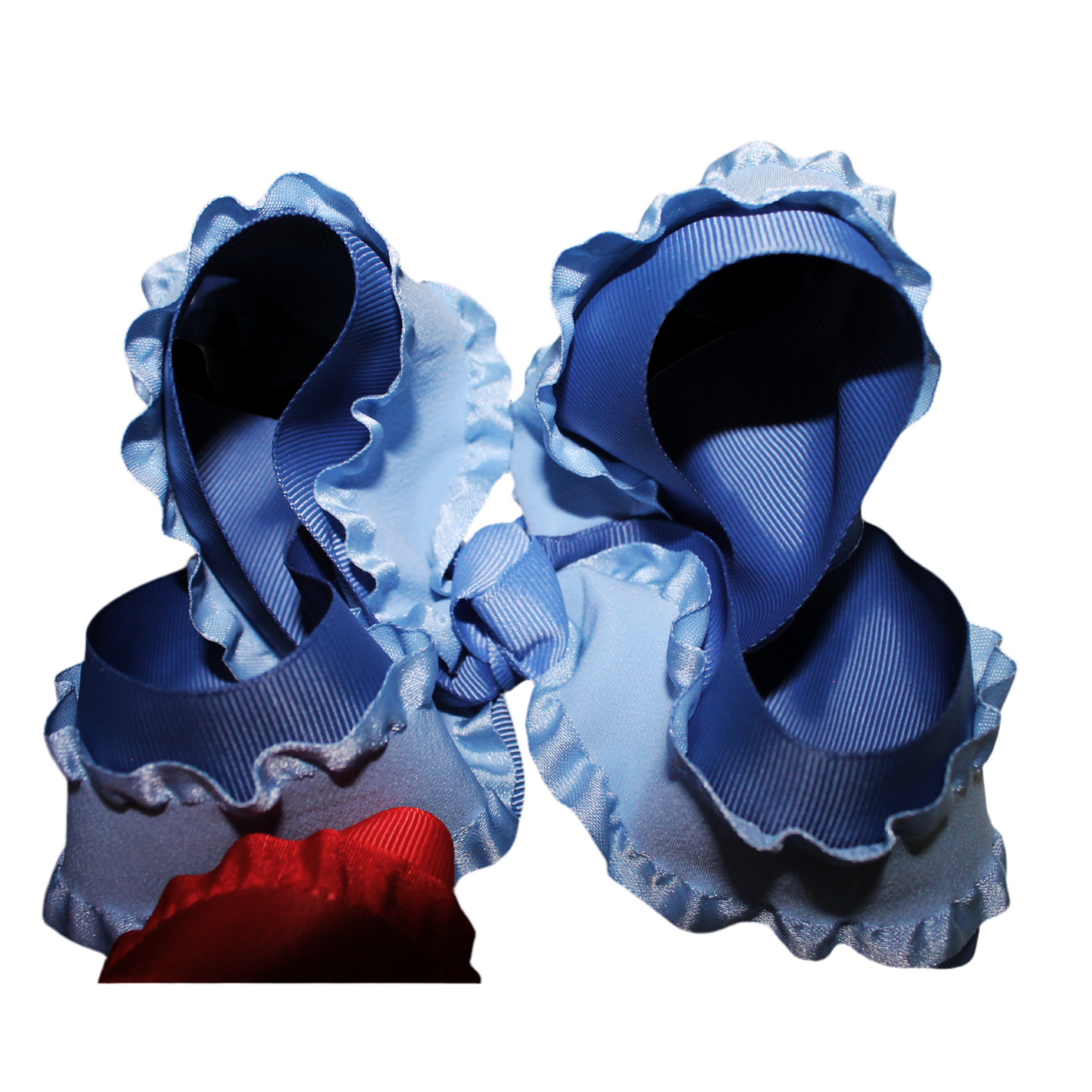 Smoke Blue Ruffle