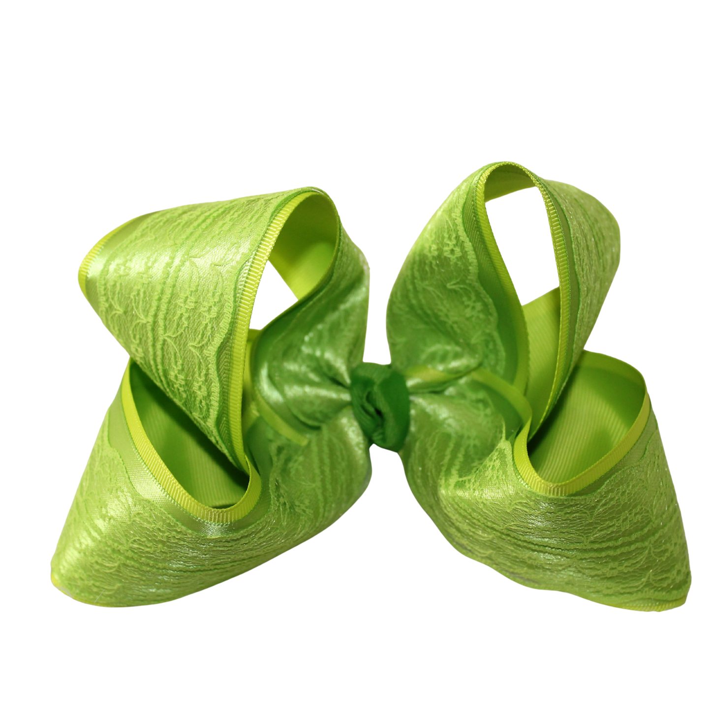 Spring Green Satin and Lace