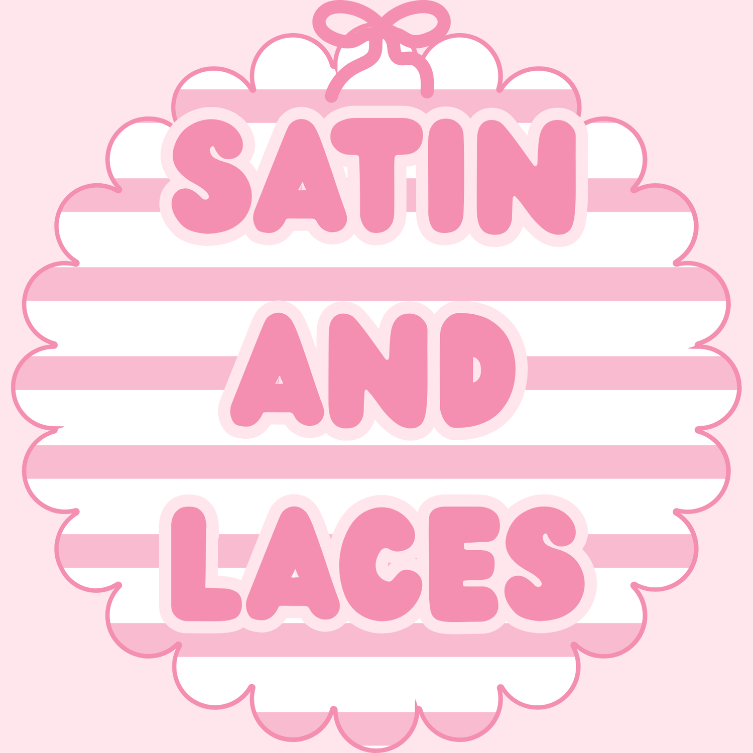Satin and laces
