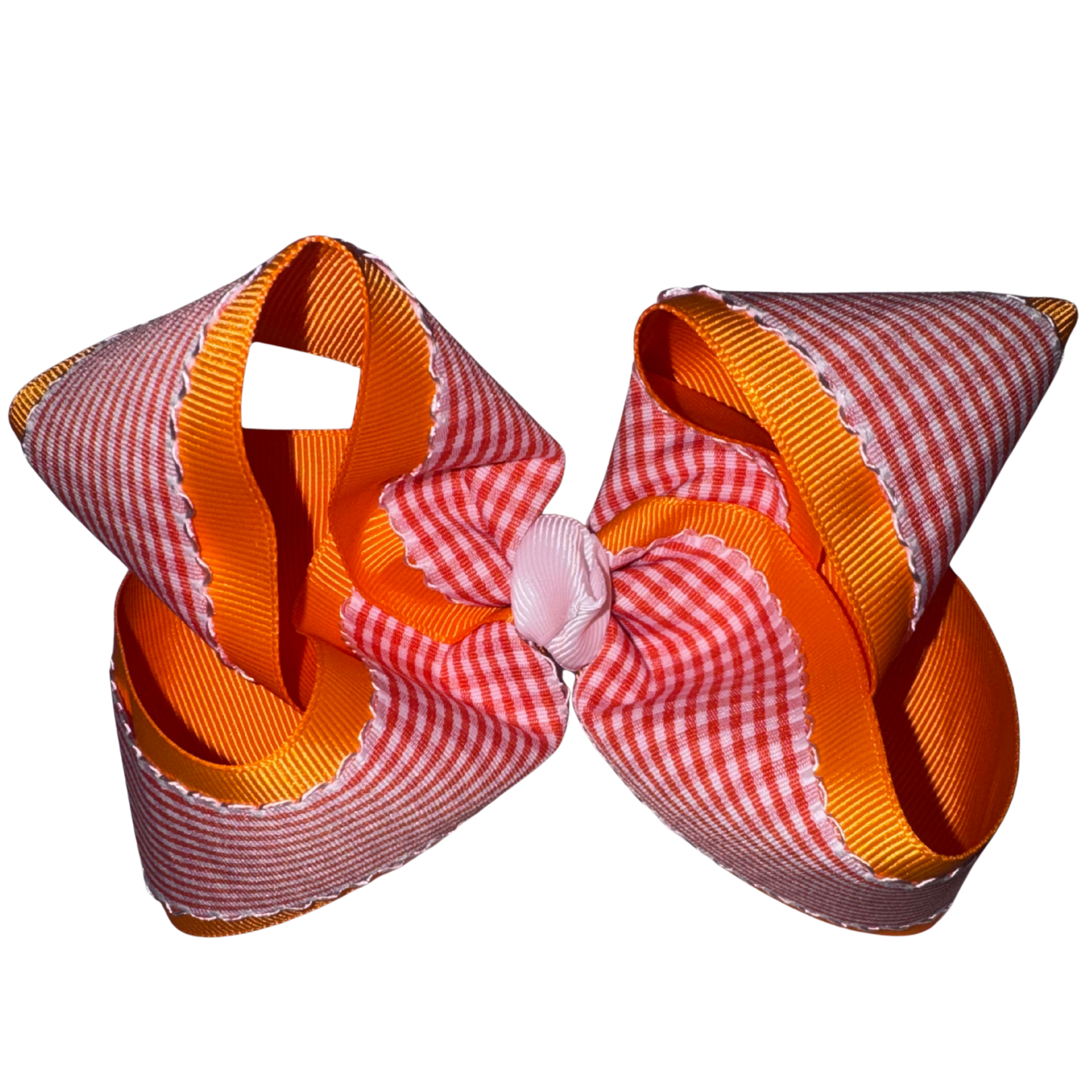Orange Gingham