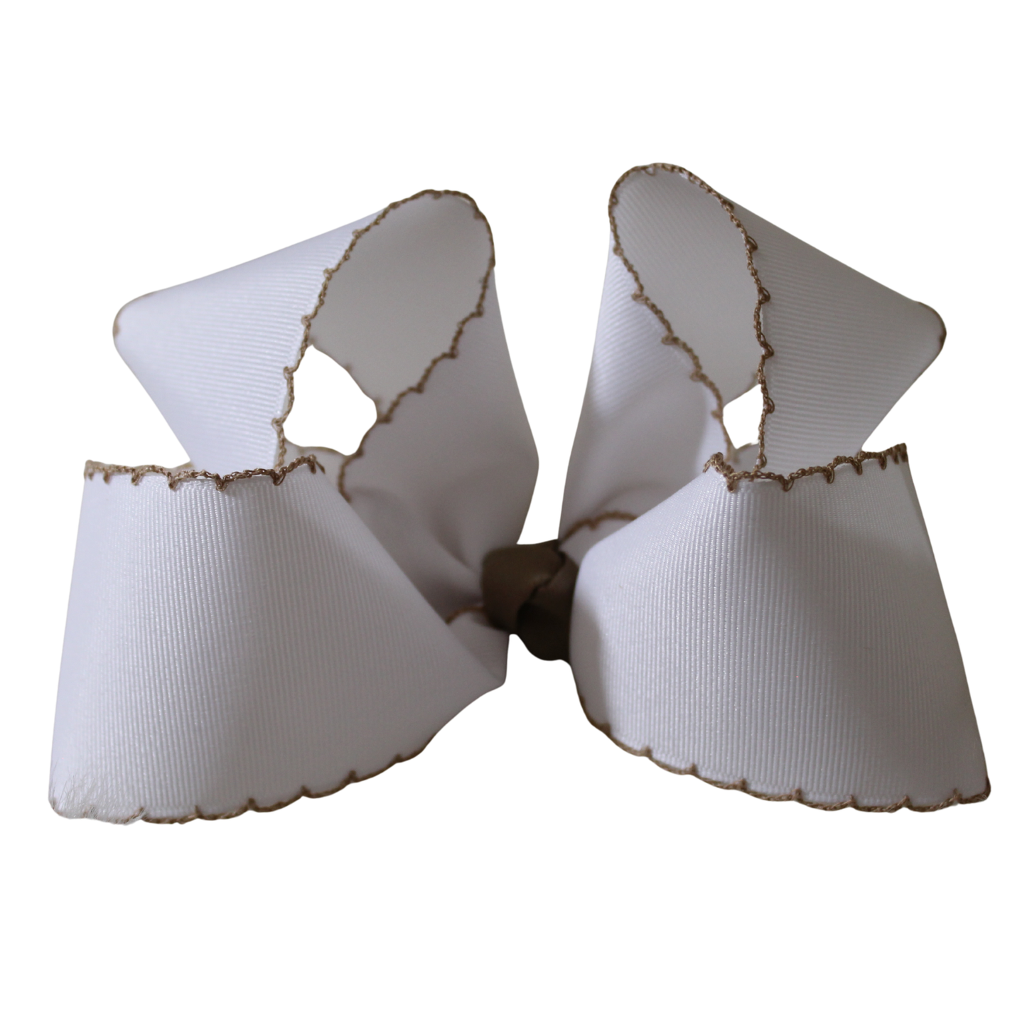 White and Tan Moonstitch