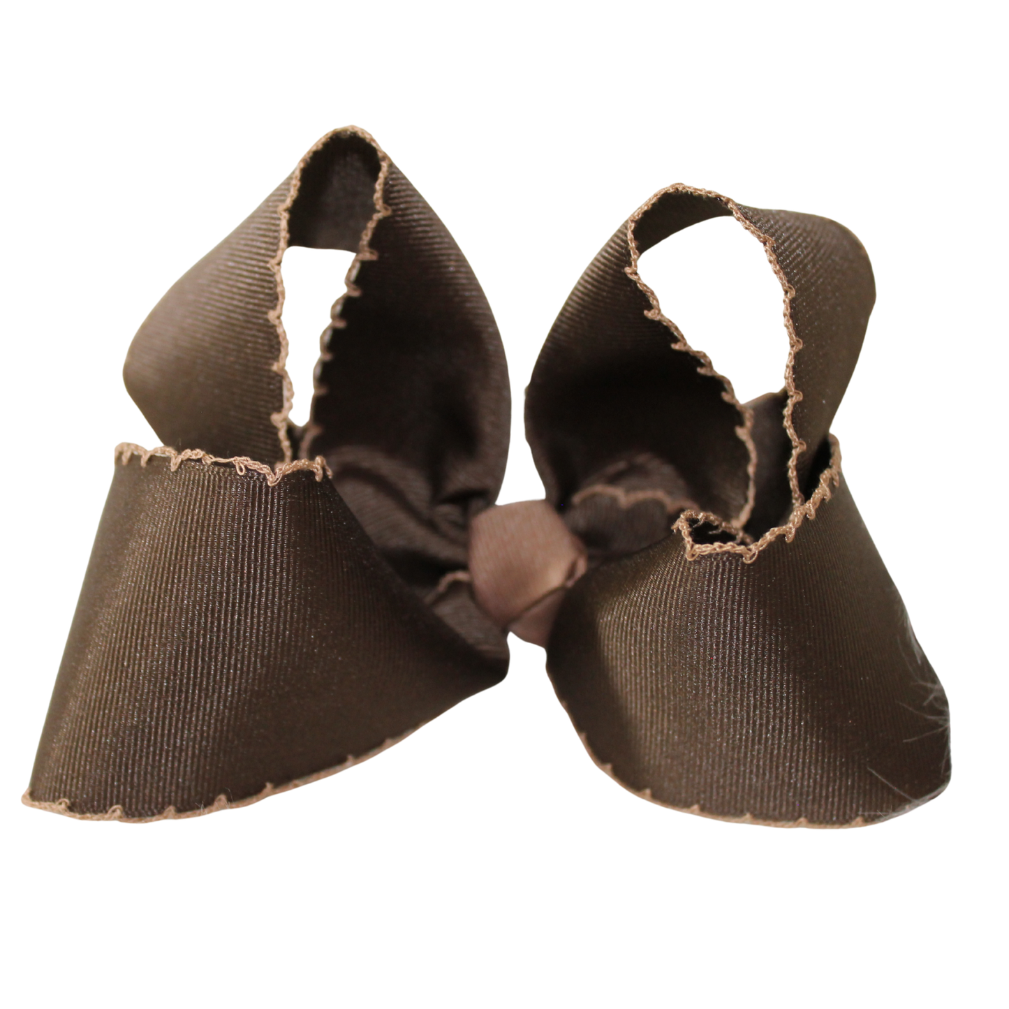 Brown and Tan moonstitch