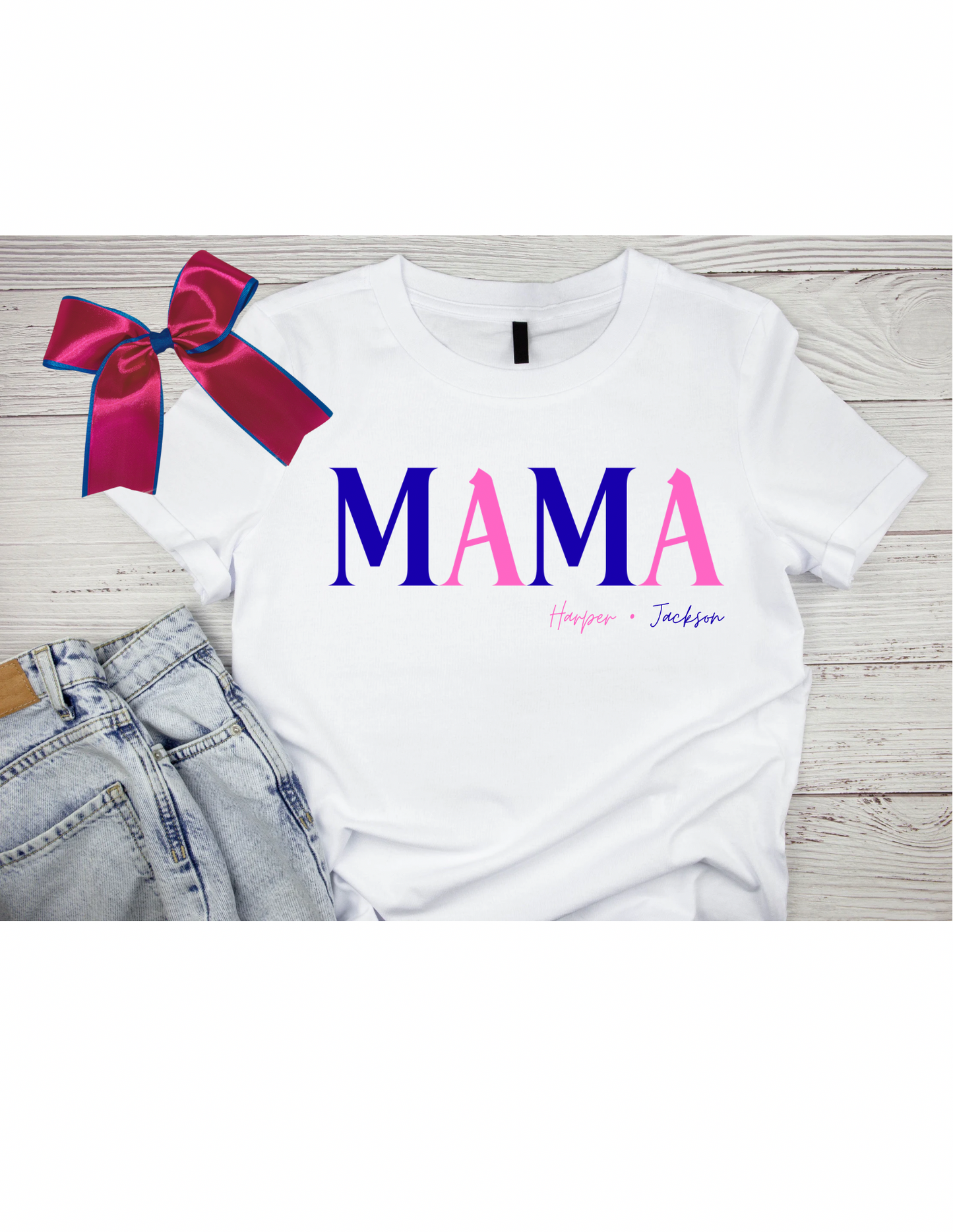 Blue and Pink Mama