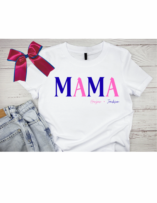 Blue and Pink Mama