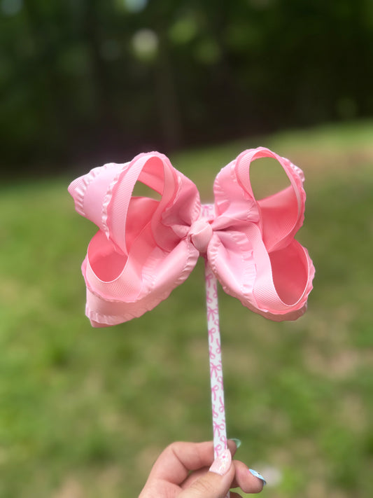 Bubblegum Pink Ruffle