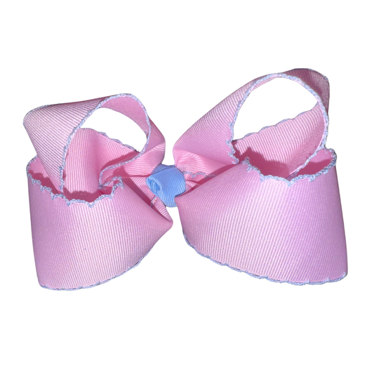 Pink and Light Blue Moonstitches